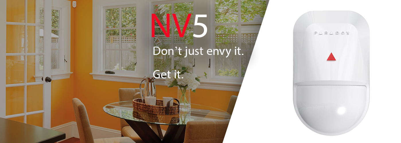 Paradox Motion Detector NV5 introduction