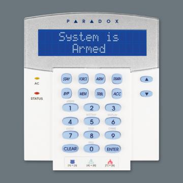 Paradox K641 32-Character Blue LCD Keypad Module -DO