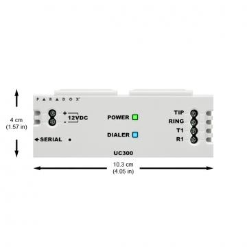 Paradox UC300_Front(measures)_big